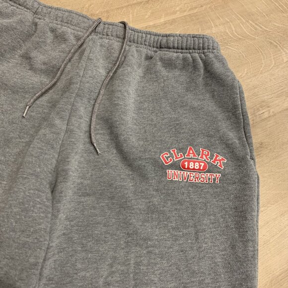 Vintage Y2K JanSport Clark University Cougars Sweatpants Men's Large L Gray - Picture 2 of 6